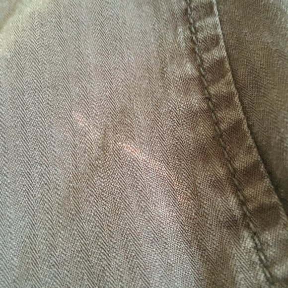 Vintage Y2K Renuar Collection Brown Cotton High Collar Field Jacket - Picture 6 of 16